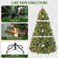 Arbre de Noël artificiel 7,5 pi avec 450 lumières DEL blanc chaud et 1450 pointes articulées-1930731877