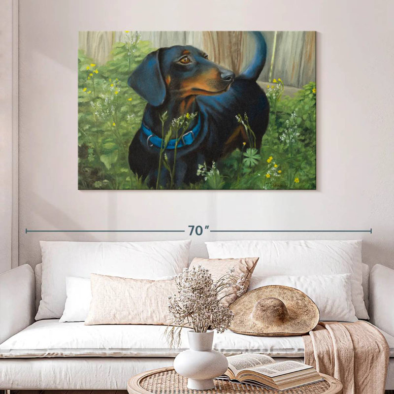 Brampt Dachshund, 32" H x 48" W