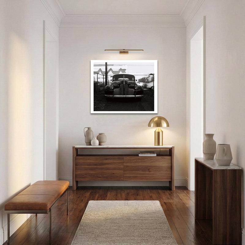 Good Black Art "North Philly Buick" par Stanley Collins | Ensemble 2 pièces d'art mural encadré en édition limitée | Photographie urbaine