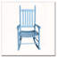 Chaise berçante en bois massif-734486775