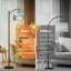 Lampe sur pied à arc avec abat-jour réglable Serene Beach Ocean Waters Gentle Coastal Landscape