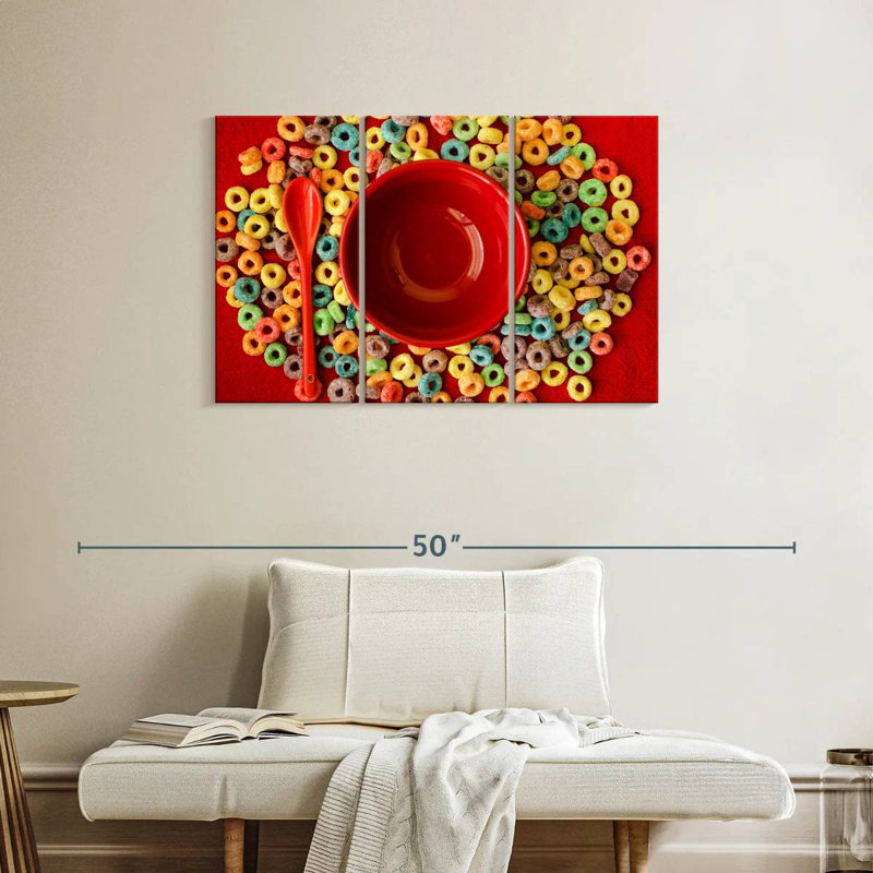 Yarlin Fruit Cereal Loops, 24" H x 38" W