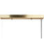 Bayas 5 - Light Brass Square/Rectangle Pendant