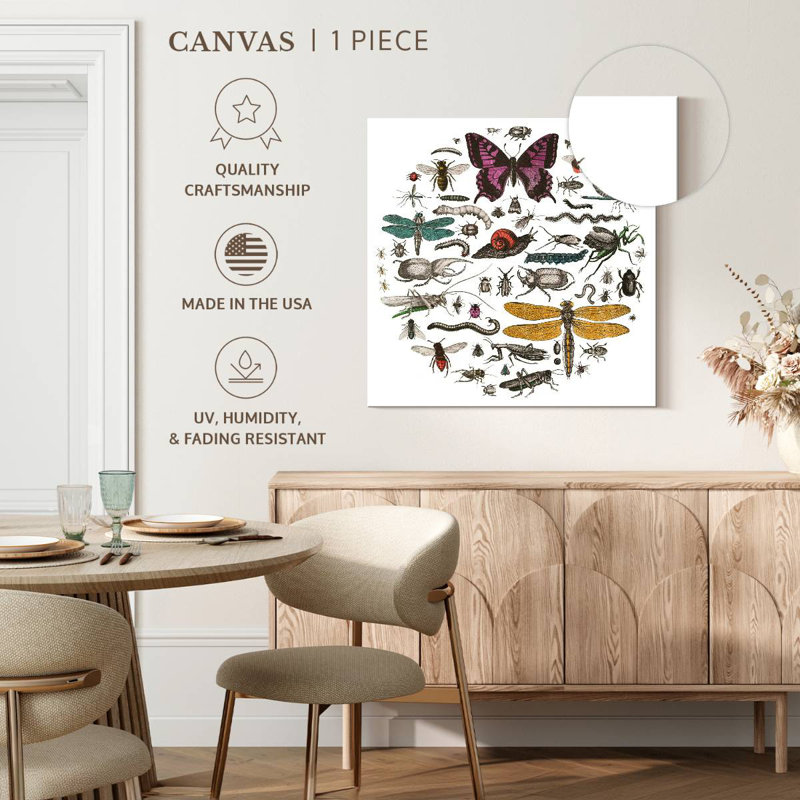 Brampt Insect Circle II Bright, 20" H x 20" W