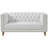 Michelle 66" Faux Leather Square Arm Sofa