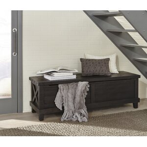 Kilby Solid Wood Flip Top Storage Bench