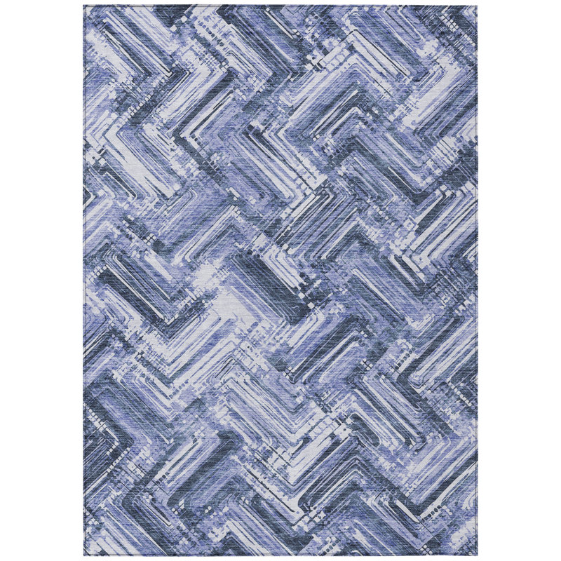 Tapis tissé à la machine HomeRoots