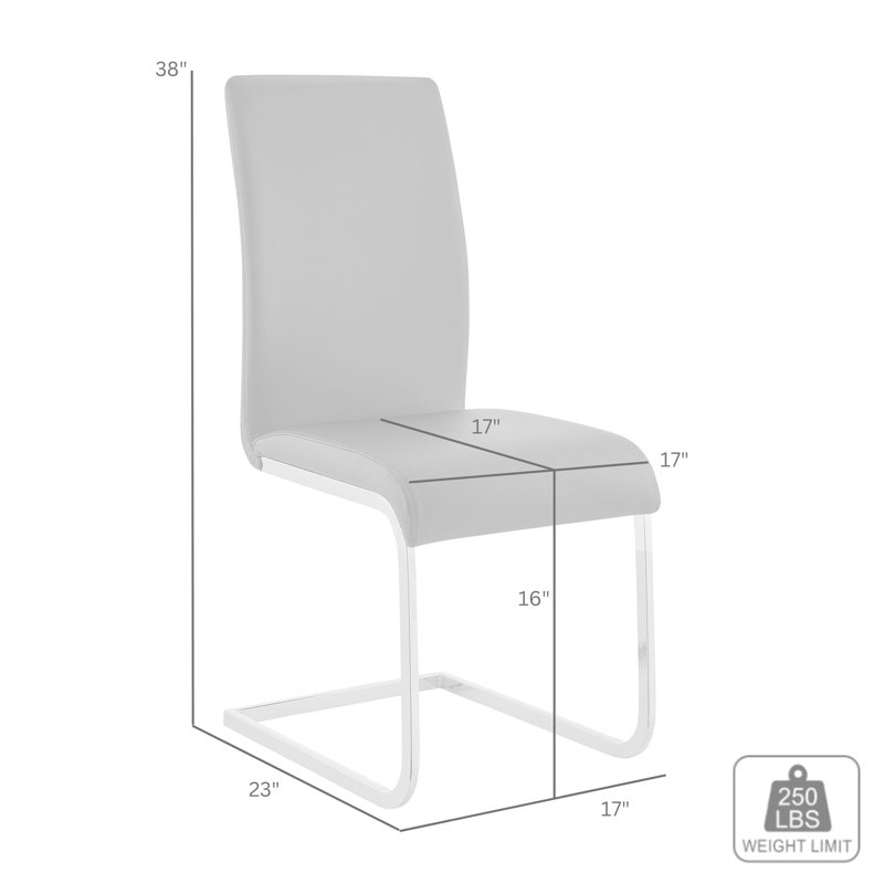 Chaise d'appoint rembourrée Darcie, Noir, 2