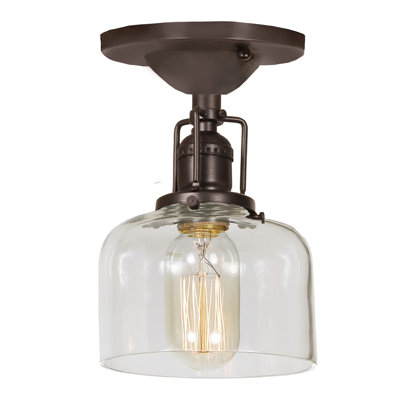 Shumway Glass Semi Flush Mount