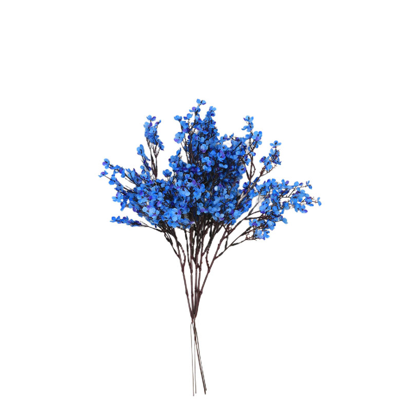 Arrangement floral maison de mariage, Bleu