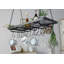 Metal Handcrafted Rectangle Hanging Pot Rack