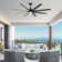 Oversized Windmill - Blade Modern Farmhouse Standard LED Ceiling Fan with Remote Control and Light Kit Included