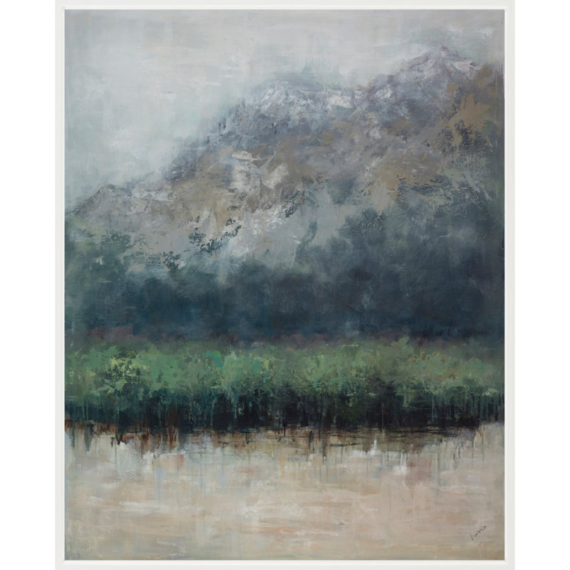 Fortezza Print, Laguna White Framed