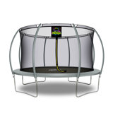 Ensemble de trampoline d'extérieur en forme de citrouille avec enceinte de sécurité Machrus Moxie, 14 pi