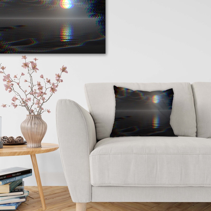 Housse et insert de coussin d'extérieur carré Ocean, 26 po x 26 po