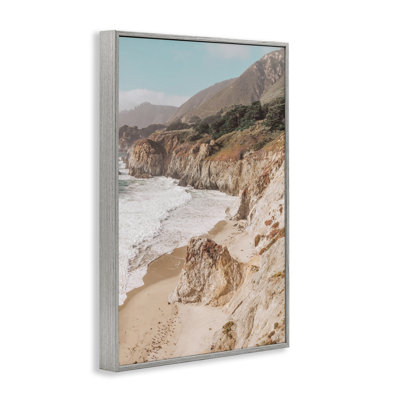 «Rocky Ocean Cove», estampe numérique par Nataly White