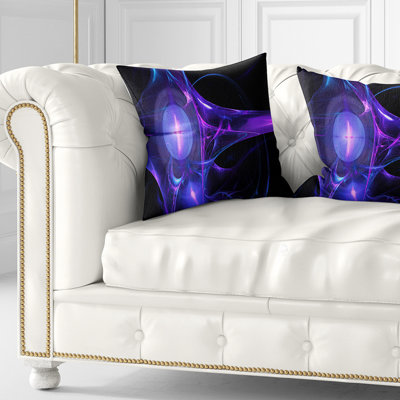 Bougie brillante - coussin imprimé abstrait