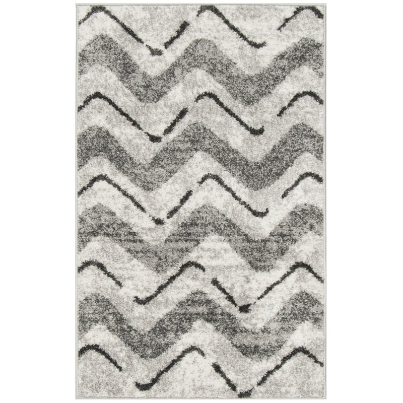 Adirondack Performance Chevron Rug, Rectangle 2'6" x 4'