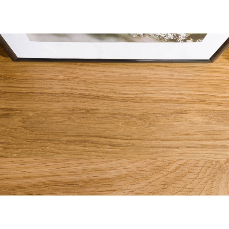 Kent Oak Solid Wood Floating Shelf, 22cm H x 170cm W x 24cm D, Nature Oiled