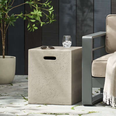 16.25'' Square Side Table Tank Holder (Propane Tank Not Included)