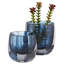 Azure Glass Table Vase-1748595689