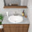 20" L x 18" W White Oval Ceramic Drop-In Bathroom Sink with Overflow