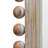 Wood Ball Framed Arched Wall Mirror-574951415-574951412