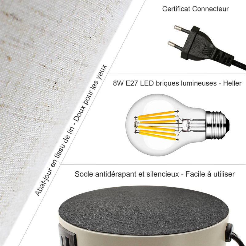 Metal Table Lamp