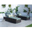 Ensemble de chaises longues inclinables 78 po avec coussins et table-94395260
