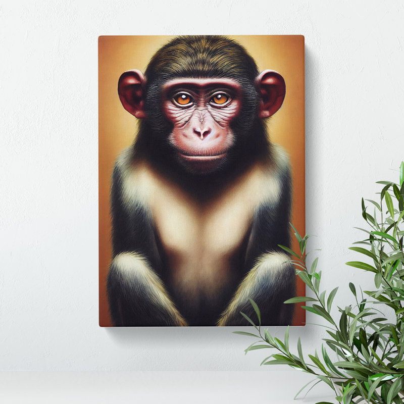Wondrous Monkey - Wrapped Canvas, 50cm H x 35cm W x 3cm D