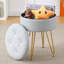 Tabouret de coiffeuse avec rangement-697308023