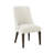Beever Modern Chenille Upholstered Rubberwood Dining Chair in Cream-577052134