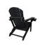 Chaise Adirondack pliante, chaises Adirondack en plastique texturé en bois avec porte-gobelet, chaise de foyer d'extérieur en PEHD résistant aux intempéries, chaises de patio pour le jardin, la cour, la terrasse, 380 lb-1242220429