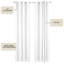 Panneau de rideau simple occultant et isolant uni Taylor-16206863