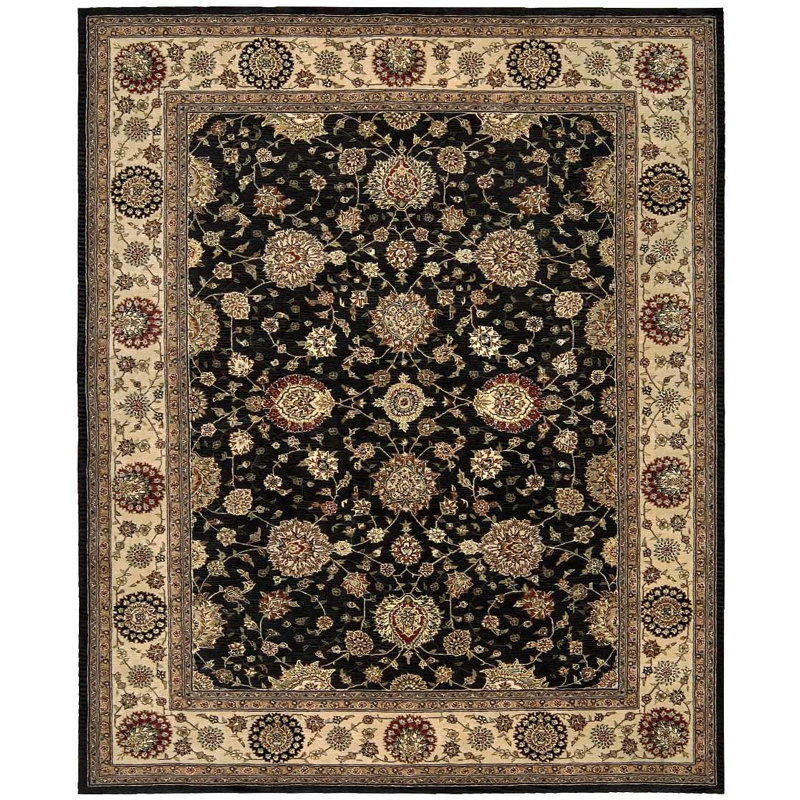 Tapis indigo Corina, Rectangle 8 pi 6 po x 11 pi 6 po