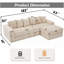 10-in-1 Modular Sectional Sofa with Versatile Configurations and Space-Saving Design for Small Rooms and Apartments-1866539586