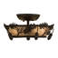 Oak Leaf And Acorn 2 - Light Semi Flush Mount