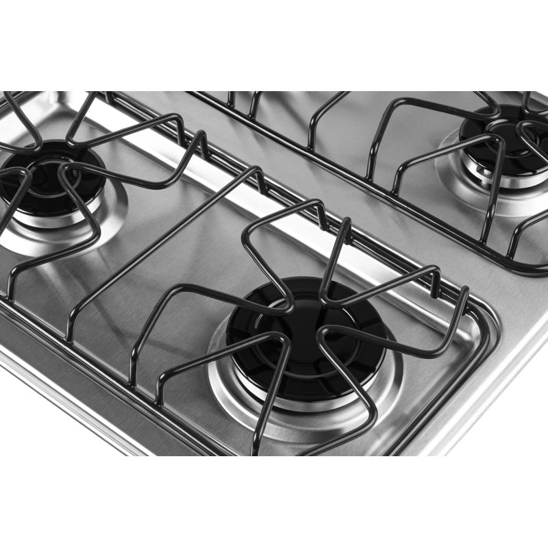 Plaque de cuisson à gaz 24 po avec 4 brûleurs ABBA