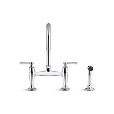 Edalyn Bridge Faucet with Sidespray