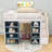 Kalirose Full Size Loft Bed With Staircase, Storage Cabinets, Curtain