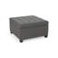Rangement gris foncé au design pratique - assise confortable de 30,76 po x 30,76 po x 18,23 po-380263726