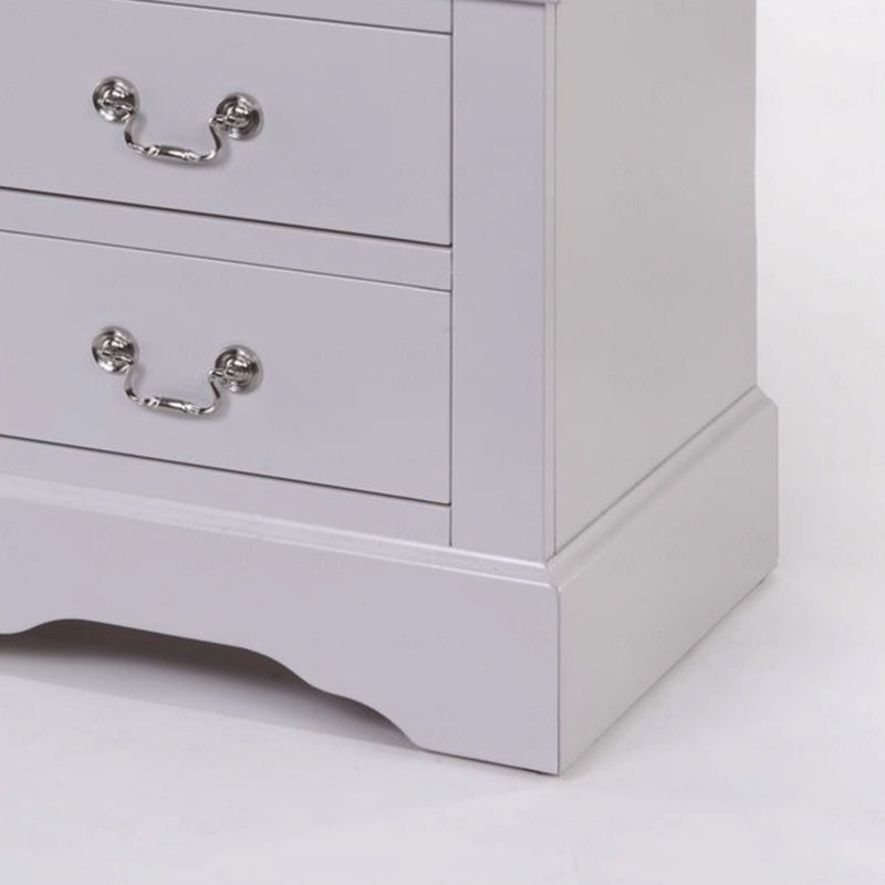 White Finish Nightstand, White