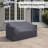 Gavina 62.91'' Wide Straight Eucalyptus Loveseat Cover
