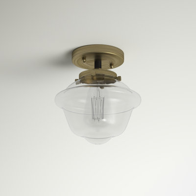 Plafonnier semi-encastré 1 lumière 7,5 po Baptiste