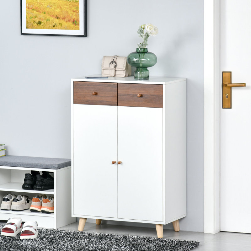 Armoire de rangement pour chaussures 16 paires