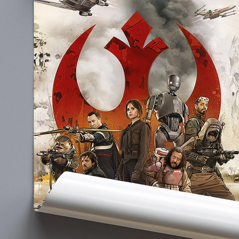 Officiellement sous licence Rogue One - Rebels, affiche d'art - 24 x 36 po - reproduction décorative - papier affiche - prêt à encadrer