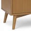 Tremolo Modern Linen Cabinet 2 Doors & 3 Drawers With Fluted Wood Fronts Accent for Bathroom Storage Organization-635778989