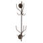 Portemanteau et porte-chapeau autoportant en métal avec branches