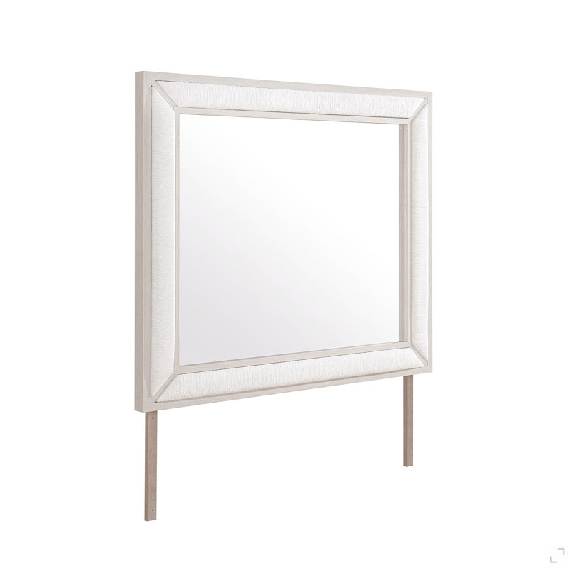 Miroir élégant et rembourré