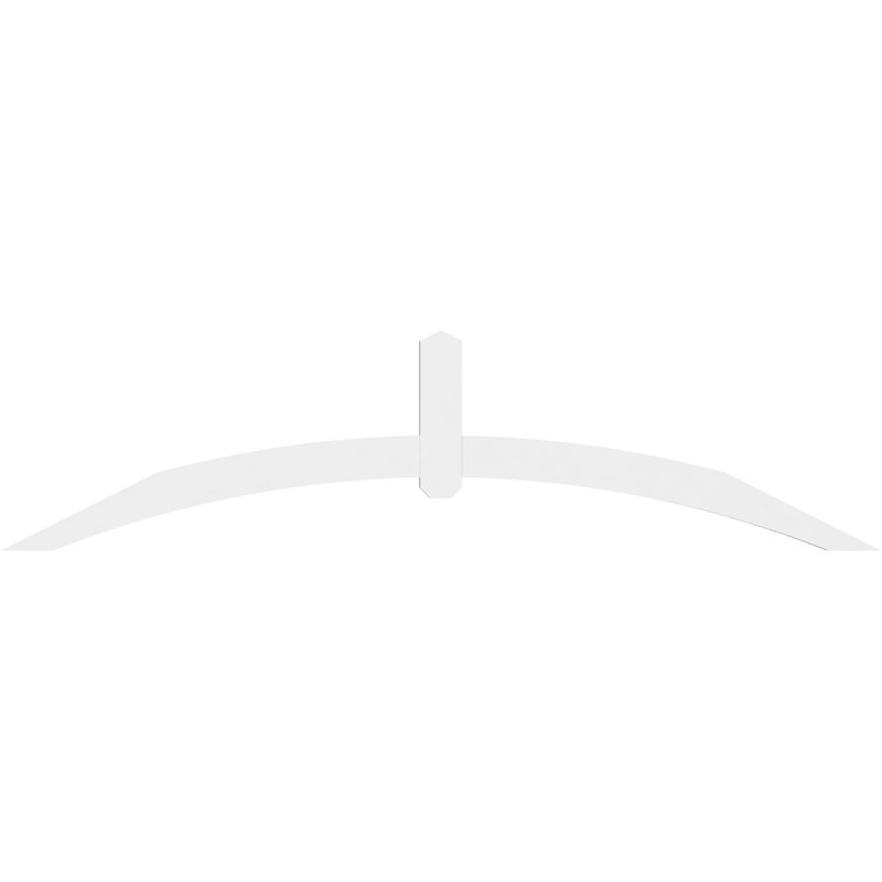 Support pour pignon en PVC Archdale, H 21 po x l 84 po (pas: 6/12), P 2 po x F 4 po